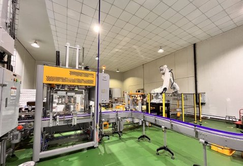 調(diào)料瓶裝箱碼垛包裝線